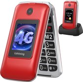 USHINING 4G Mobiele Telefoon voor Senioren: Eenvoudig, Betrouwbaar, Veilig