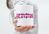 Mok Bomma met naam kleinkinderen- personaliseerd met eigen naam - koffiemok - verjaardag - moederdag - Naam doorgeven via mail