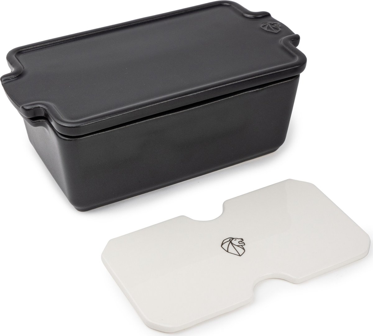 Peugeot Appolia Terrine 0,65 L - Leisteen - Met Drukdeksel - Keramiek