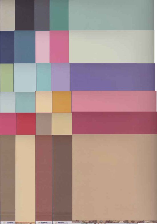 Foto: Mega dubbelzijdige uni color vellen 20stuks 30 5 x 30 5cm 200grams papier scrapbook papier