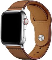 Innerlight® Leather+ - Bruin - 38/40/41mm - lederen bandje geschikt voor Apple Watch - Geschikt voor Series 1/2/3/4/5/6/7/8/9/SE
