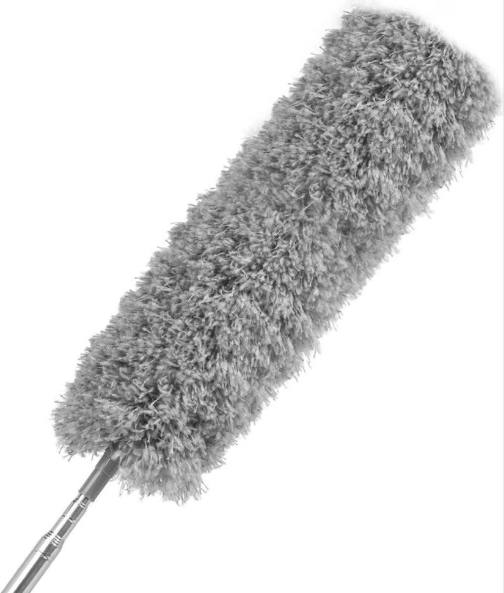 Goedkoopste Flexibele Draaibare Microvezel Plumeau met steel - Uitschuifbaar 80-280 cm