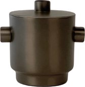 XLBoom Rondo IJsemmer Small - RVS - Zwart - 13 × 13 × 17 cm