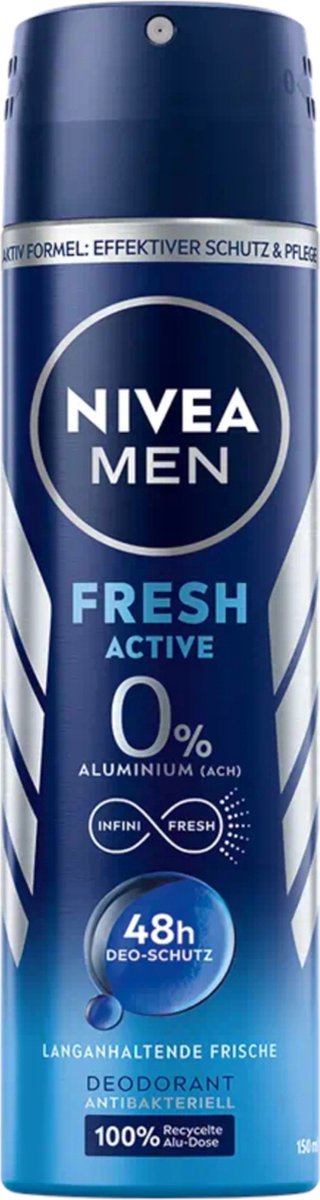 Goedkoopste Nivea Deo Spray 150ml Men Fresh Active