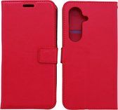 Bookcase Geschikt voor: Samsung Galaxy S22 Plus Rood - portemonnee hoesje - ZT Accessoires