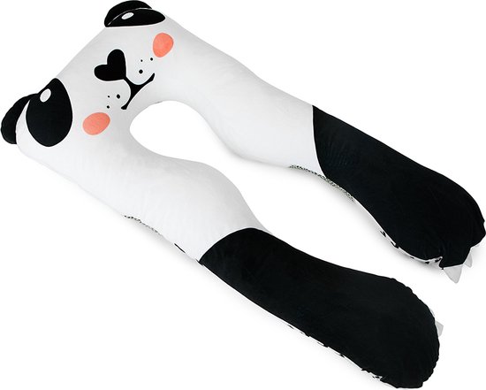 ZOOBY® - Panda Pillow - Kinderkussen - Veelzijdig speelgoed - Voor een betere nachtrust en tegen rugklachten - Perfect voor zij- en rugslapers