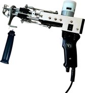 Tufting Gun - 2 in 1 Tufting Gun MCI - Tufting Gun Beginnerspakket - Tuftgun - Tuften - Tufting - Punch Needle - Punch - Borduurmachine - Beginnerspakket Tapijt Maken - Zwart