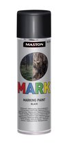 Maston Mark Marking Paint - Mat - Zwart - Markeringsspray - 500 ml
