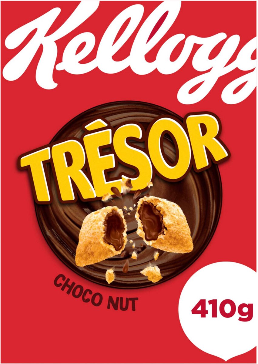 Kellogg's Tresor Choco & Nuts Ontbijtgranen - 6 x 410 gr - Voordeelverpakking