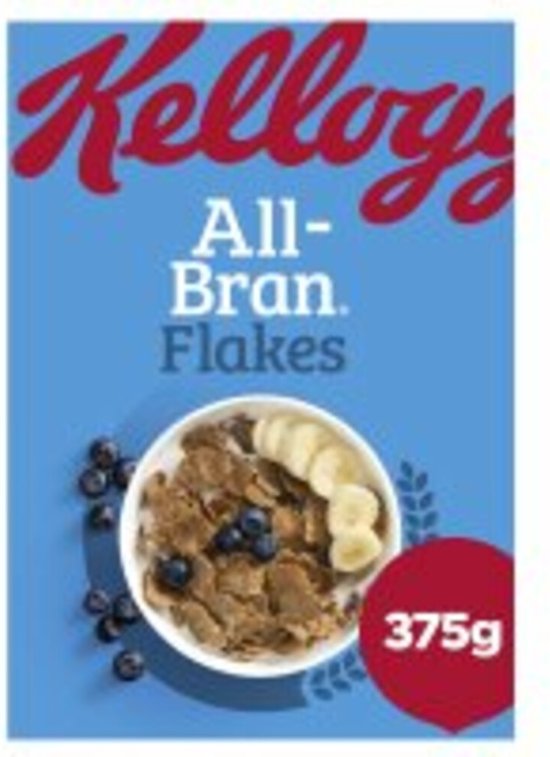 Foto: Kellogg s all bran flakes ontbijtgranen 6 x 375 gr voordeelverpakking