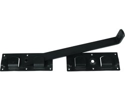 Wovar Overslaggrendel Zwart 440 x 70 mm | Per Stuk