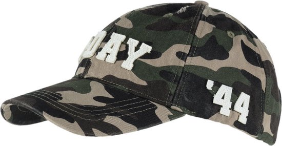 Baseball cap D-Day stonewashed '44 camouflage