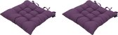 Madison - Zitkussen Panama Purple - 46x46cm - 2 Stuks