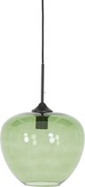 Light & Living Hanglamp Mayson - Glas Groen - Ø30cm - Modern - Hanglampen Eetkamer, Slaapkamer, Woonkamer