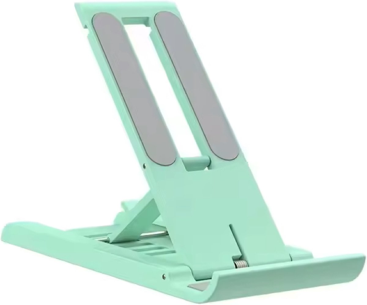 Telefoonhouder – Universeel-Tablethouder Standaard – Universeel-Bureauhouder – kleur Groen-telefoonhouder voor onder andere IPhone en Samsung