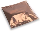 Folie Enveloppen - 220x220 mm - Bruin transparant - 100 stuks