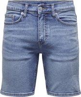 Only & Sons ONSWEFT MBD 7625 PIM DNM SHORTS VD Jeans - Taille S