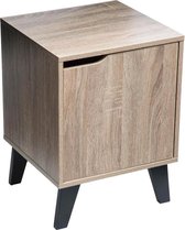 5Five - Nachtkastje hout 34,5 x 32 x 47 cm - Bijzettafel Hout - Sidetable - Beside Table