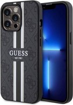 GUESS HC MagSafe 4G PRINTED STRIPES BLACK iPhone 13 Pro