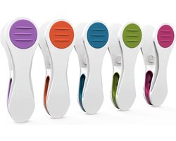 Wasknijpers Softgrip - 50 stuks premium klemmen van kunststof - optimaal voor wasrek en nietzak - wasknijpers