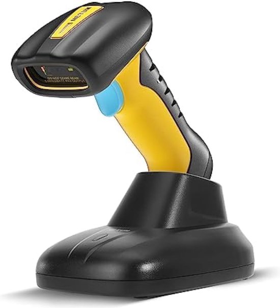 NETUM NT-1200 - Verbeterde QR Industriële Bluetooth-barcodescanner met Oplaaddock