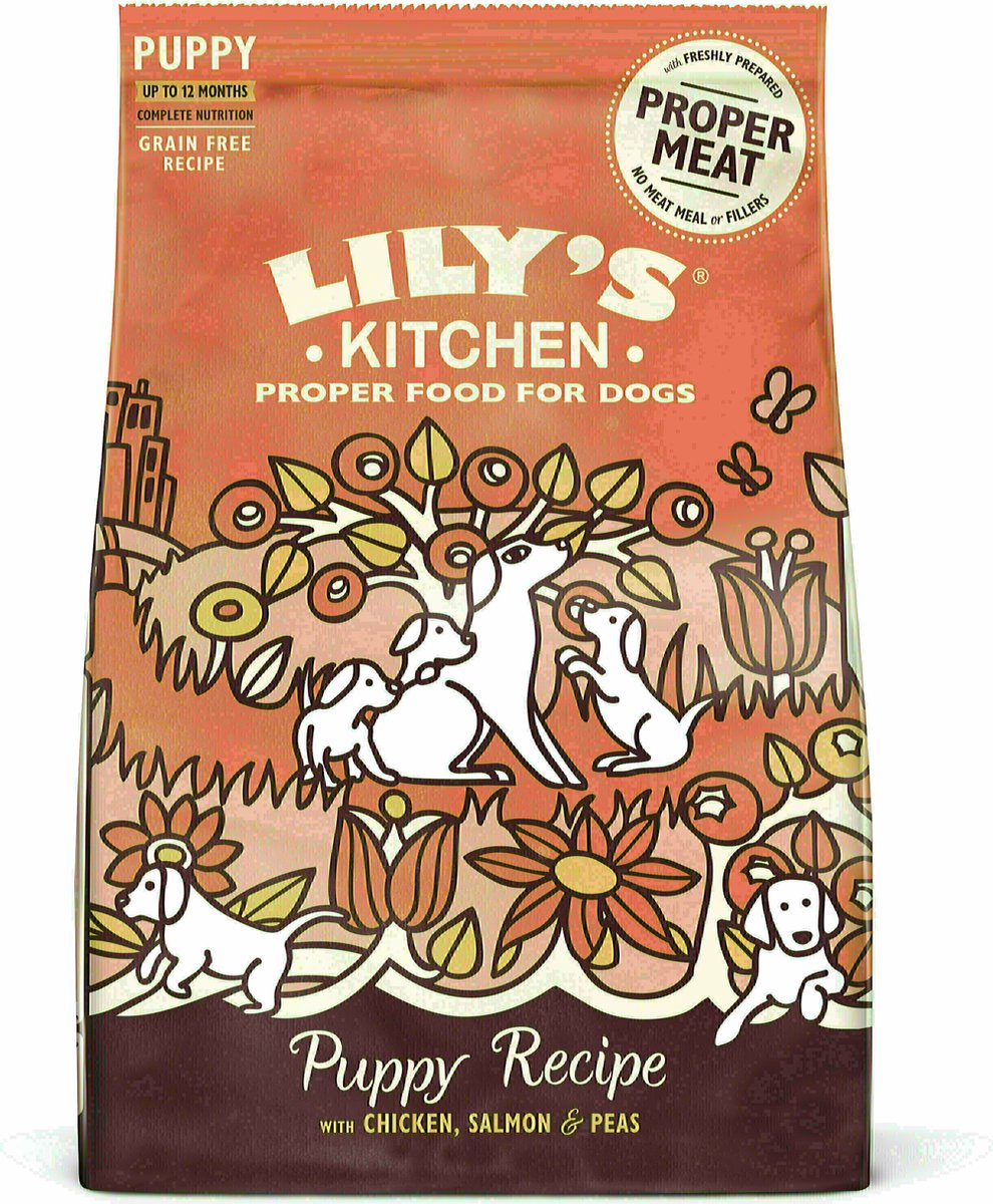 2,5kg Lily's Kitchen Puppy Kip & Zalm Hondenvoer droog