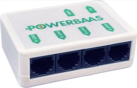 Foto: Powerbaas actieve p1 splitter 4 uitgangen