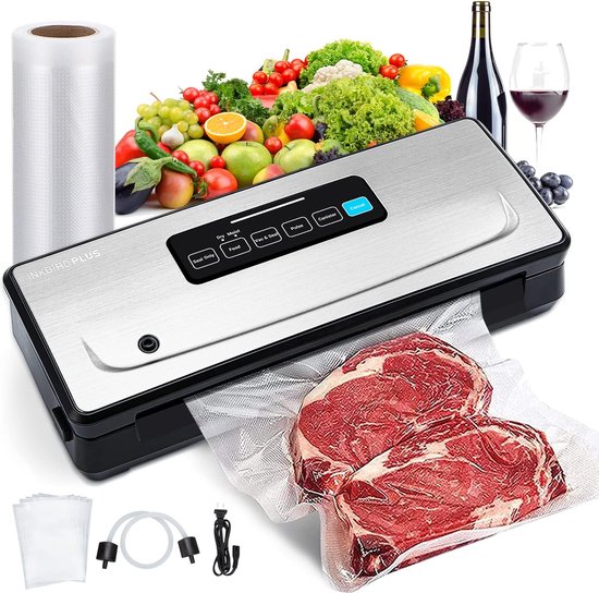 WVacFre 6Pack 20X600cm(3rollen) en 28X600cm(3rollen) vacuümzakken op rol, ontworpen voor sous-vide koken en voedselbewaring,BPA-vrij WVacFre 6Pack 20X600cm(3rollen) en 28X600cm(3rollen) vacuümzakken op rol, ontworpen voor sous-vide koken en voedselbewaring,BPA-vrij