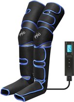 JK24 - Beenmassage apparaat - voetmassage apparaat - beenmassage apparaat bloedsomloop - lymfedrainage apparaat - beenmassage compressie voor dij, kalf en voet - zwart - met handhelt controller