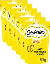 Catisfactions - Kattensnoepjes - Kaas - 6 x 60g