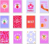 Planbooks - Cartes de vœux - Jeu de cartes - Cartes postales - Amitié - Cartes de remerciement - A6 - 36 pièces