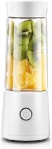 Draagbare Juice Blender - Mini Elektrische Fruitmixer - Krachtige Motor - USB-Oplaadbaar - Voor Thuis, Reizen, Kantoor - 300 ml/10oz Wit