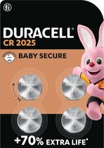 Duracell Specialty 2025 Lithium-knoopcelbatterij 3V, verpakking van 4 stuks (DL2025/CR2025)