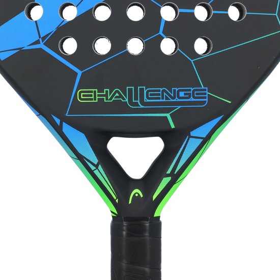 Padel Challange Racket Head Challenge Padel Racket - Groen-Blauw | bol