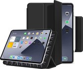 Mobiq - Magnetische Folio Case geschikt voor iPad Air 11 inch (2024) - zwart