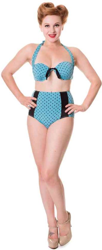 Dancing Days - Retro Bikini set - S - Blauw