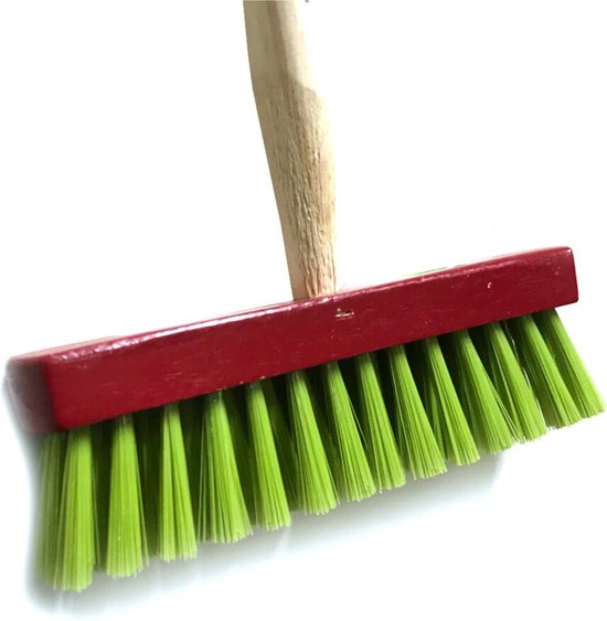 Talen Tools - Kinderbezem - Rood/Groen - 80 cm - Compleet van Talen Tools — afbeelding 2