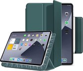 Mobiq - Magnetische Folio Case geschikt voor iPad Air 13 inch (2024) - donkergroen