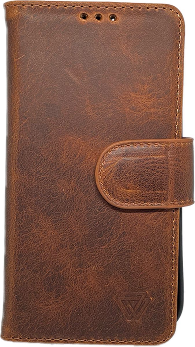 Wachikopa Multi Wallet Bookcase iPhone 14 Pro Dark Brown