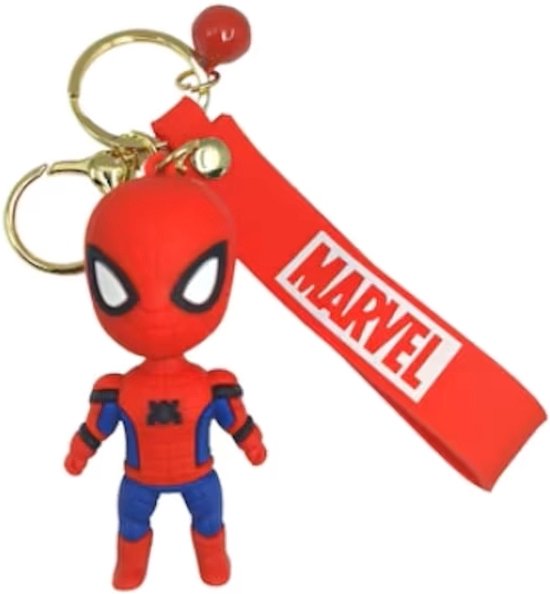 Marvel Spider Man Schattige Pop Hanger Action Figures Spider Man Avengers Rugzak Sleutelhanger Sleutelhanger Verjaardagscadeaus