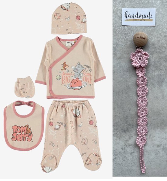 5-delige baby newborn kleding set - Newborn set - Babykleding - Babyshower cadeau - Kraamcadeau