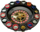 Roulette - Roulette avec verres à shot - Jeu de roulette à boire - Pour la meilleure soirée de jeu !