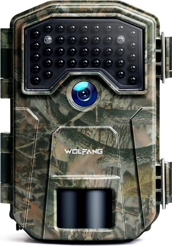 Foto: Wolfang wildcamera met nachtzicht buitencamera wildcamera voor buiten nachtcamera buiten dieren ip66 waterdicht wildlife camera s infraroodcamera nachtcamera wild camera camouflage