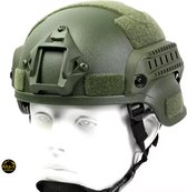 Alta-X - Airsoft Helm - Paintball Helm - Licht gewicht - Tactical - Groen