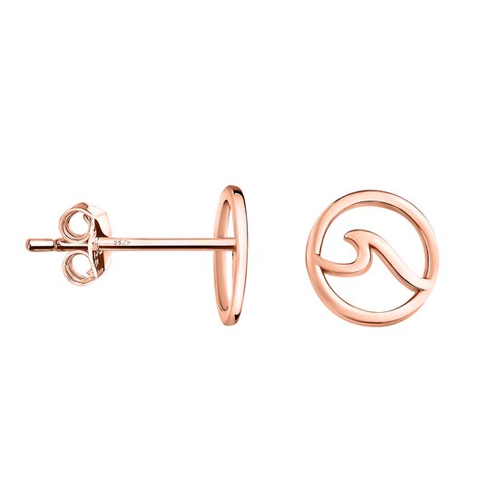 Basic double hoop earring - 925 zilver