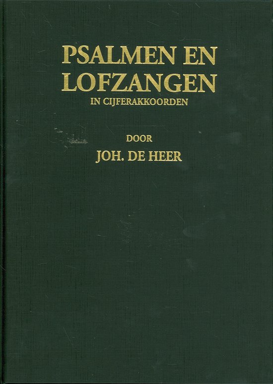 MUZIEKBOEK PSALMEN EN LOFZANGEN IN CIJFERAKKOORDEN - cover