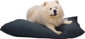 maxxpro Hondenmand - Hondenkussen 120 x 80 cm - Hondenbed - Kussen Hond met Rits - Polyester en Microvezel - Antraciet
