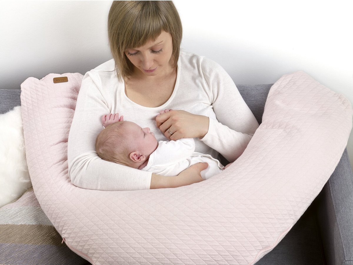 Goedkoopste Béaba Big Flopsy™ Fleur de coton® - Zwangerschapskussen - Roze