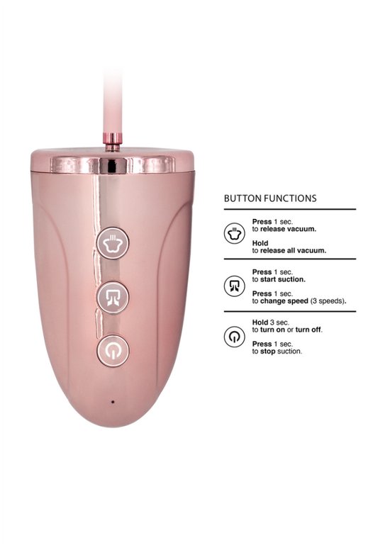 Pompe à chatte rechargeable - Rose