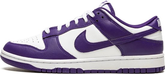 Nike Dunk Low Retro - Maat 47 - Purple/White - Sneakers Heren